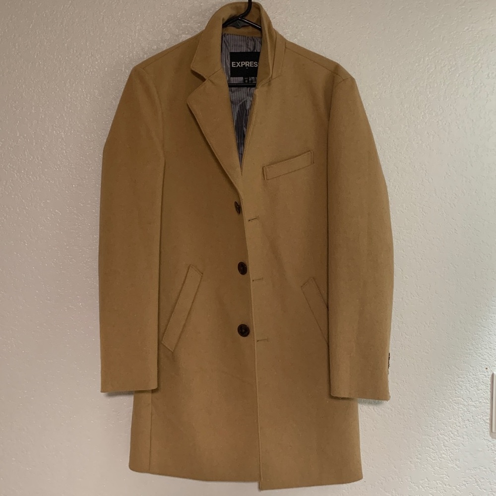 Express XS Tan Peacoat